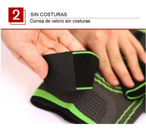 Rodillera Elastica Deportiva Ajustable