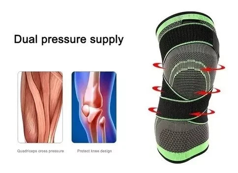 Rodillera Elastica Deportiva Ajustable