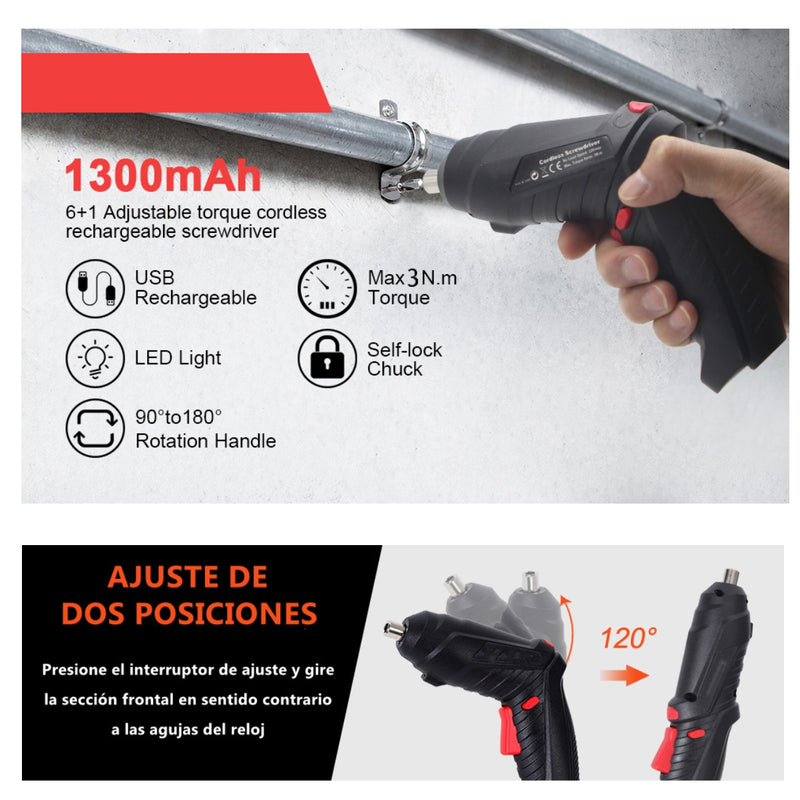 Destornillador Recargable